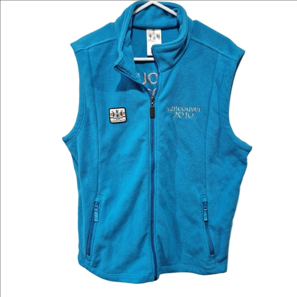 HBC Vancouver 2010 Olympics Hudsons Bay Mens Fleece Vest